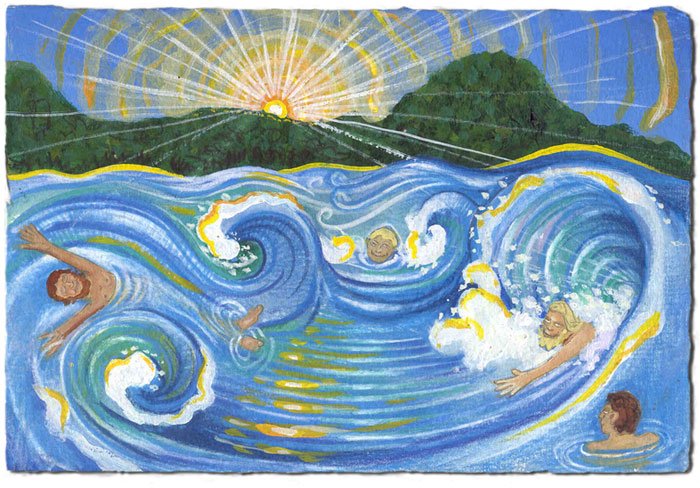 Isha Black 2000 As the sun and ocean show the way to play
    	in the everflow