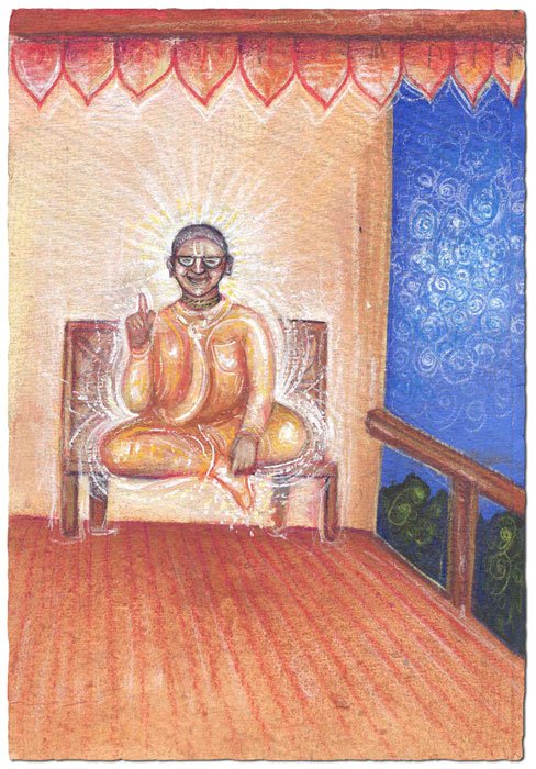 Isha Black 2000 I entered my guru's home