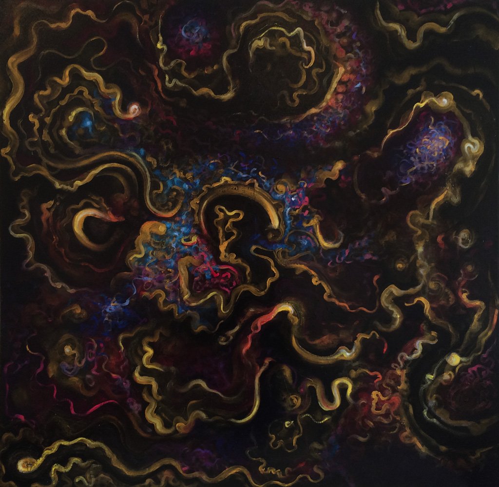 Isha Black 2015 Gayatri Muralista - Song of the Flute